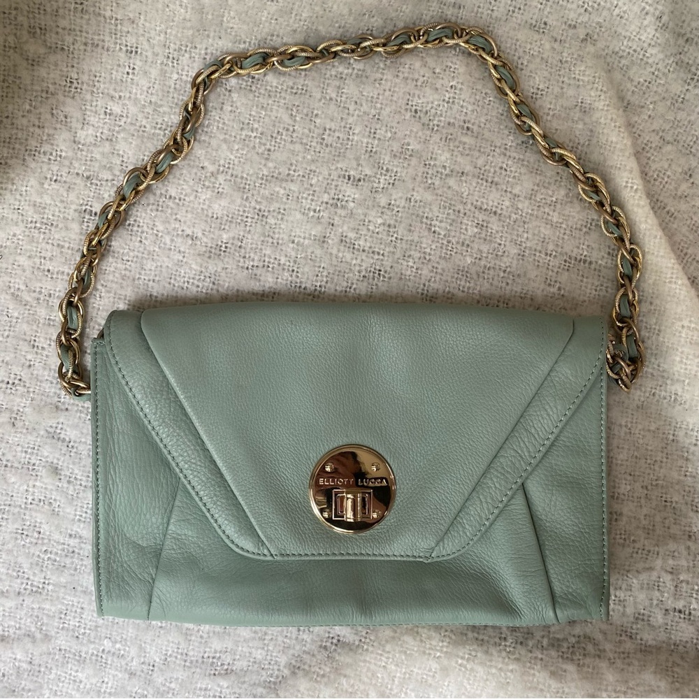 Elliot Lucca leather clutch